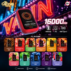 一次性電子煙 AONE Casino X 賭場系列｜16000口｜13:18W雙模式｜口味清單首圖